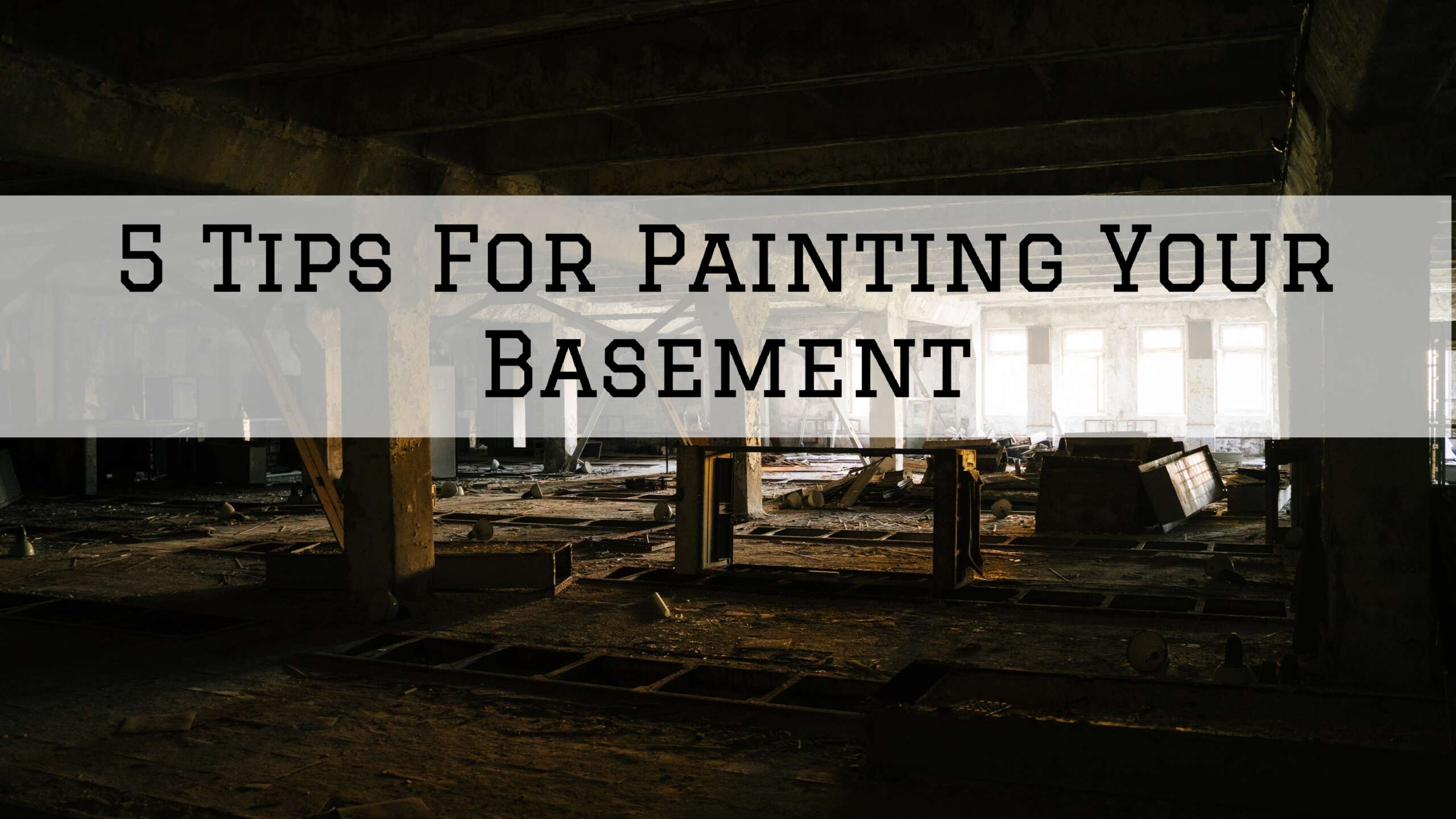 2020-12-11 Image Painting Inc Mclean VA Painting Basement Tips