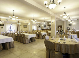 Interior of a hotel restaurant Interior of a hotel restaurant