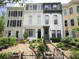 Bloomingdale DC Empire Style Row Home Painting Bloomingdale DC Empire Style Row Home Painting