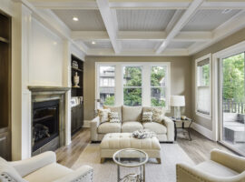 Living Room in New Luxury Home Living Room in New Luxury Home