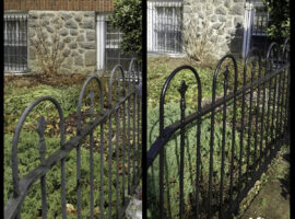 Brookland fence in DC repaired and painted Brookland fence in DC repaired and painted