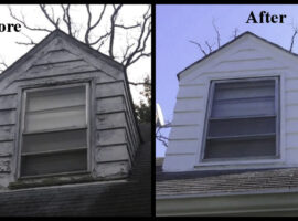 Dormer Window in MD Repaired and Painted